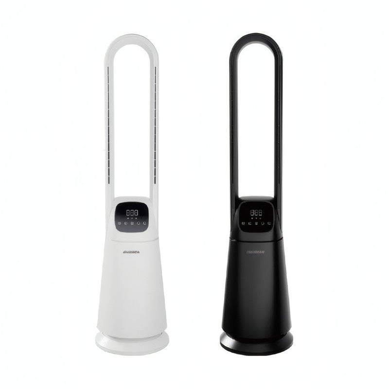 35W Bladeless Tower Fan with HEPA Filter, Remote Control, 9 Speeds, 1–8H Timer, Digital Display, Quiet Cooling for Bedroom or Office