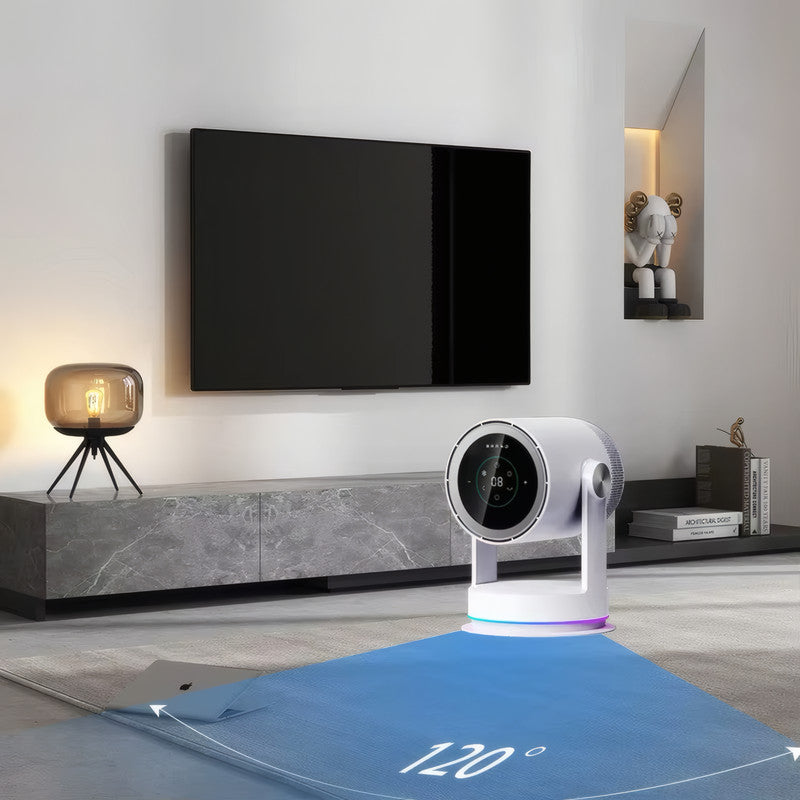 Bladeless Air Circulator Fan with HEPA Filter, 9 Speeds, 3 Oscillation Angles, and 1–8H Timer