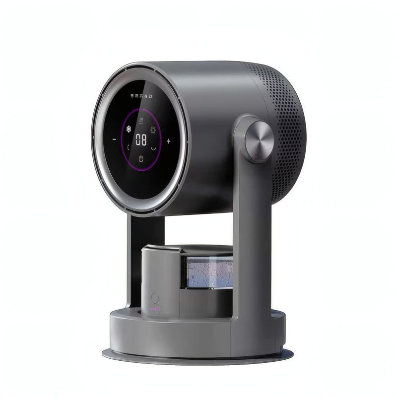 Bladeless Air Circulator Fan with HEPA Filter and Humidifier, 9 Speeds, Oscillation, and 1L Water Tank