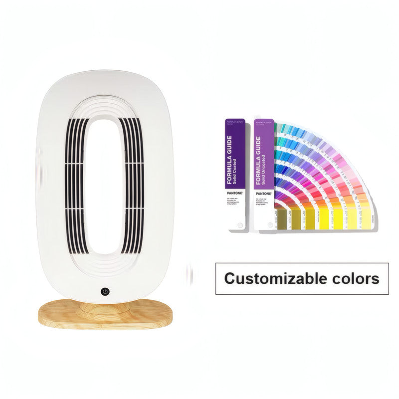 Bladeless Table Fan with Touch Control, 4-Speed, and 1–4H Timer