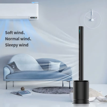 3-in-1 Bladeless Fan with Heater, HEPA Air Purifier, Touch & Smart Control
