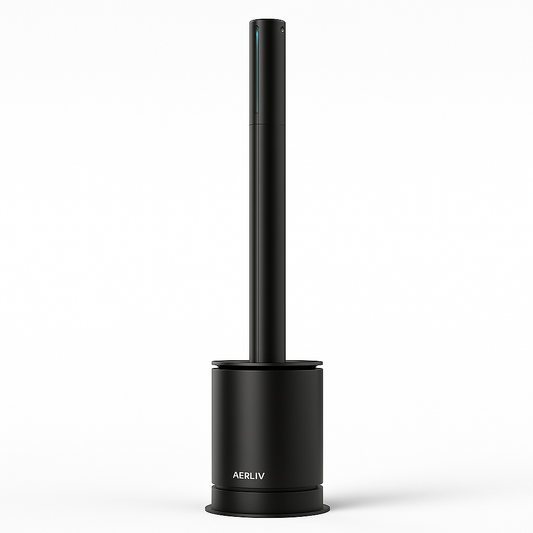 3-in-1 Bladeless Fan with Heater, HEPA Air Purifier, Touch & Smart Control