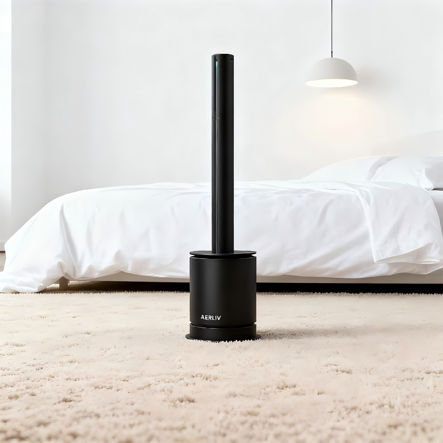 3-in-1 Bladeless Fan with Heater, HEPA Air Purifier, Touch & Smart Control