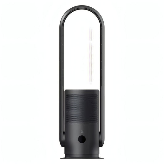 Bladeless Tower Fan with HEPA Air Purifier, WiFi & Voice Control, 9 Speeds, Touch Digital Display, Timer, and DC Motor