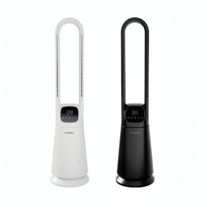 35W Bladeless Tower Fan with HEPA Filter, Remote Control, 9 Speeds, 1–8H Timer, Digital Display, Quiet Cooling for Bedroom or Office