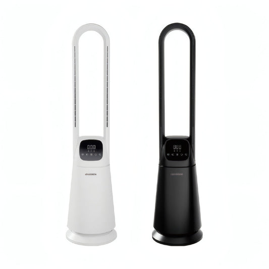 35W Bladeless Tower Fan with HEPA Filter, Remote Control, 9 Speeds, 1–8H Timer, Digital Display, Quiet Cooling for Bedroom or Office