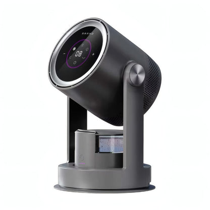 Bladeless Air Circulator Fan with HEPA Filter and Humidifier, 9 Speeds, Oscillation, and 1L Water Tank