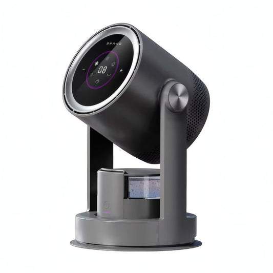 Bladeless Air Circulator Fan with HEPA Filter and Humidifier, 9 Speeds, Oscillation, and 1L Water Tank