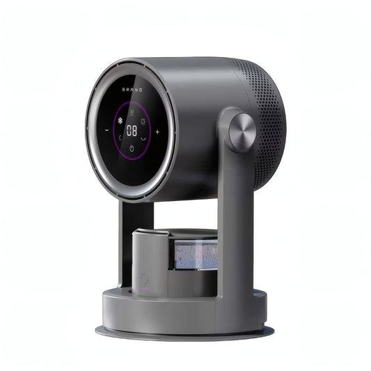 Bladeless Air Circulator Fan with HEPA Filter and Humidifier, 9 Speeds, Oscillation, and 1L Water Tank