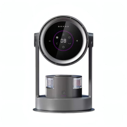Bladeless Air Circulator Fan with HEPA Filter and Humidifier, 9 Speeds, Oscillation, and 1L Water Tank