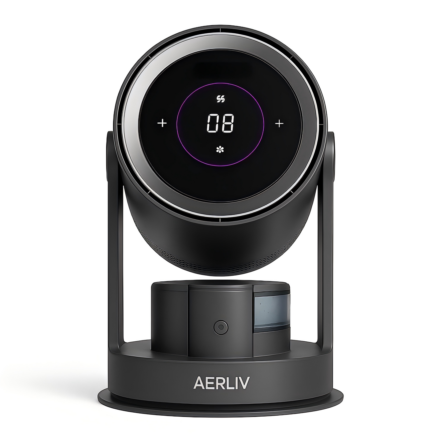 Bladeless Air Circulator Fan with HEPA Filter and Humidifier, 9 Speeds, Oscillation, and 1L Water Tank