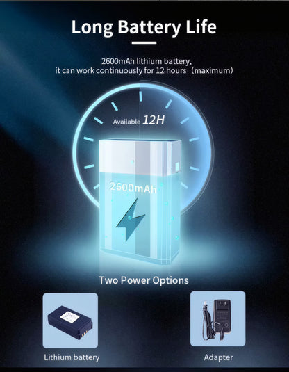 Bladeless Table Fan with Touch Control, 4-Speed, and 1–4H Timer